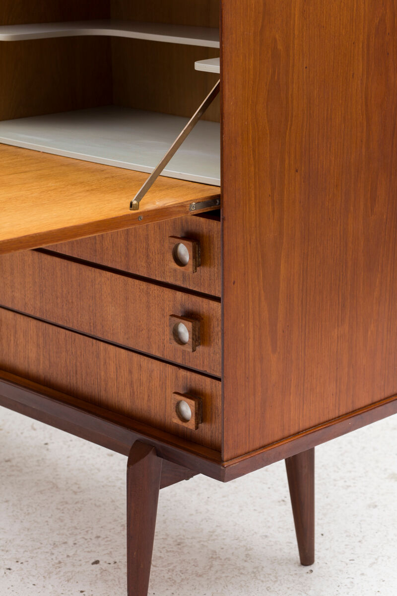 Cabinet de bar par Oswald Vermaercke pour V-form, Belgique, années 1960