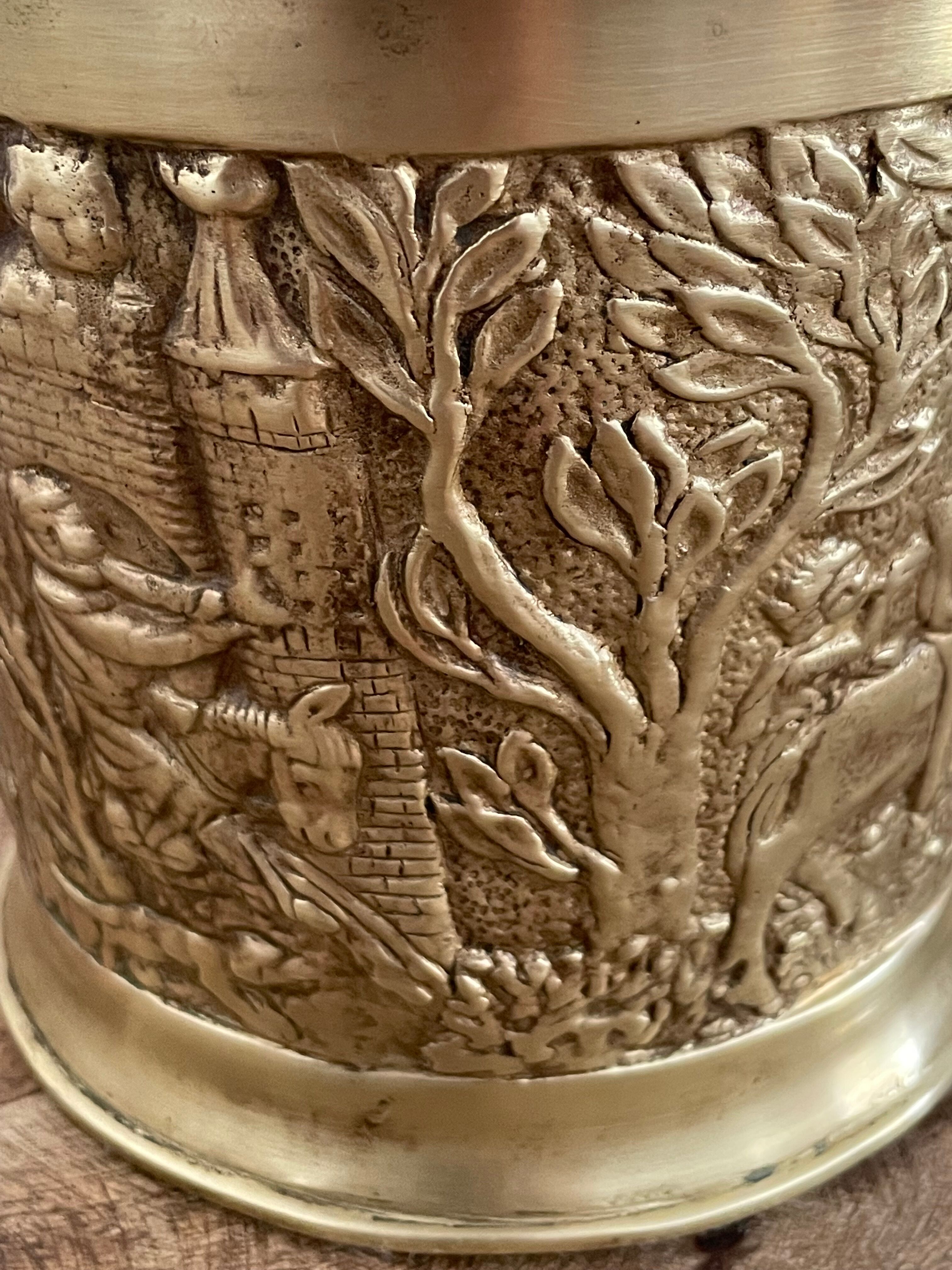 Bronze and ceramic pot Max le Verrier