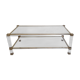 Table basse Pierre Vandel modèle Altu, Altuglas et verre