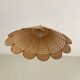 Vintage rattan chandelier pendant light decoration