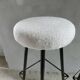 Pair of high metal bar stools, 1960s