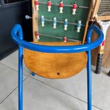 Vintage blue Hitier children's school chair