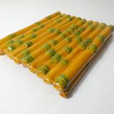 Vintage Vallauris barbotine cheese dish