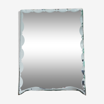 Beveled mercury mirror