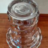 Vase en cristal transparent Pierre D'Avesn , Art Deco
