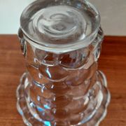 Vase en cristal transparent Pierre D'Avesn , Art Deco