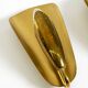 Two enchanting original Swedish Mid Century Modern brass wall lamps