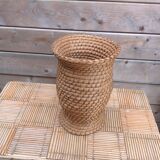 Cache pot en paille