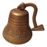 Bronze bell with stem vintage