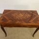 19th century floral marquetry games table