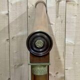 19th century Empire sleigh bed in cherry wood - Bedding: 1m82x98cm