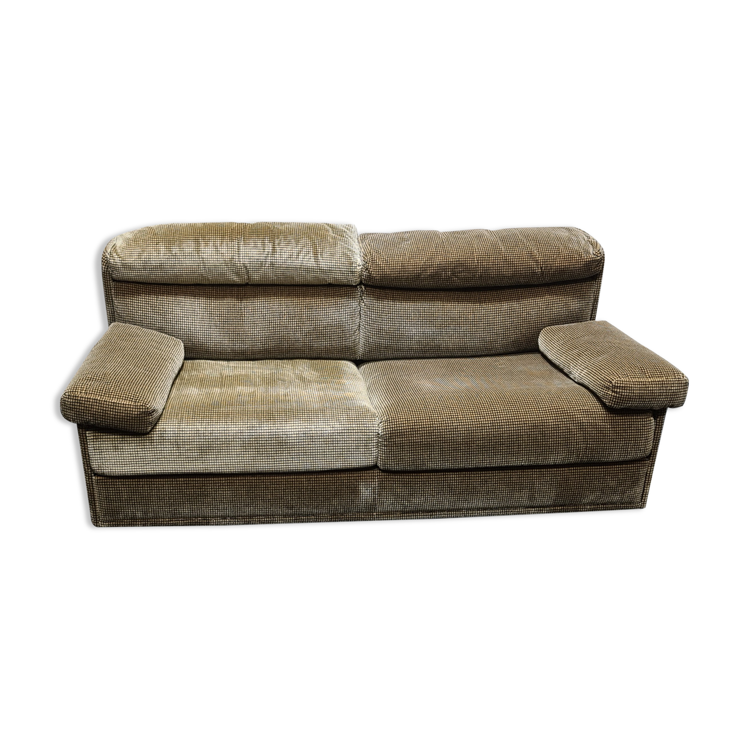 Canapé biplace vintage par Edgar Reutter pour Kill International modèle Delta