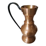 Copper jug with iron handle