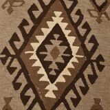 4x6 Kilim Vintage Oushak Area Kilim Rug, 103x192 Cm