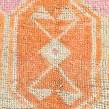 Tapis de couloir vintage orange pâle 3x13, 94x381 cm