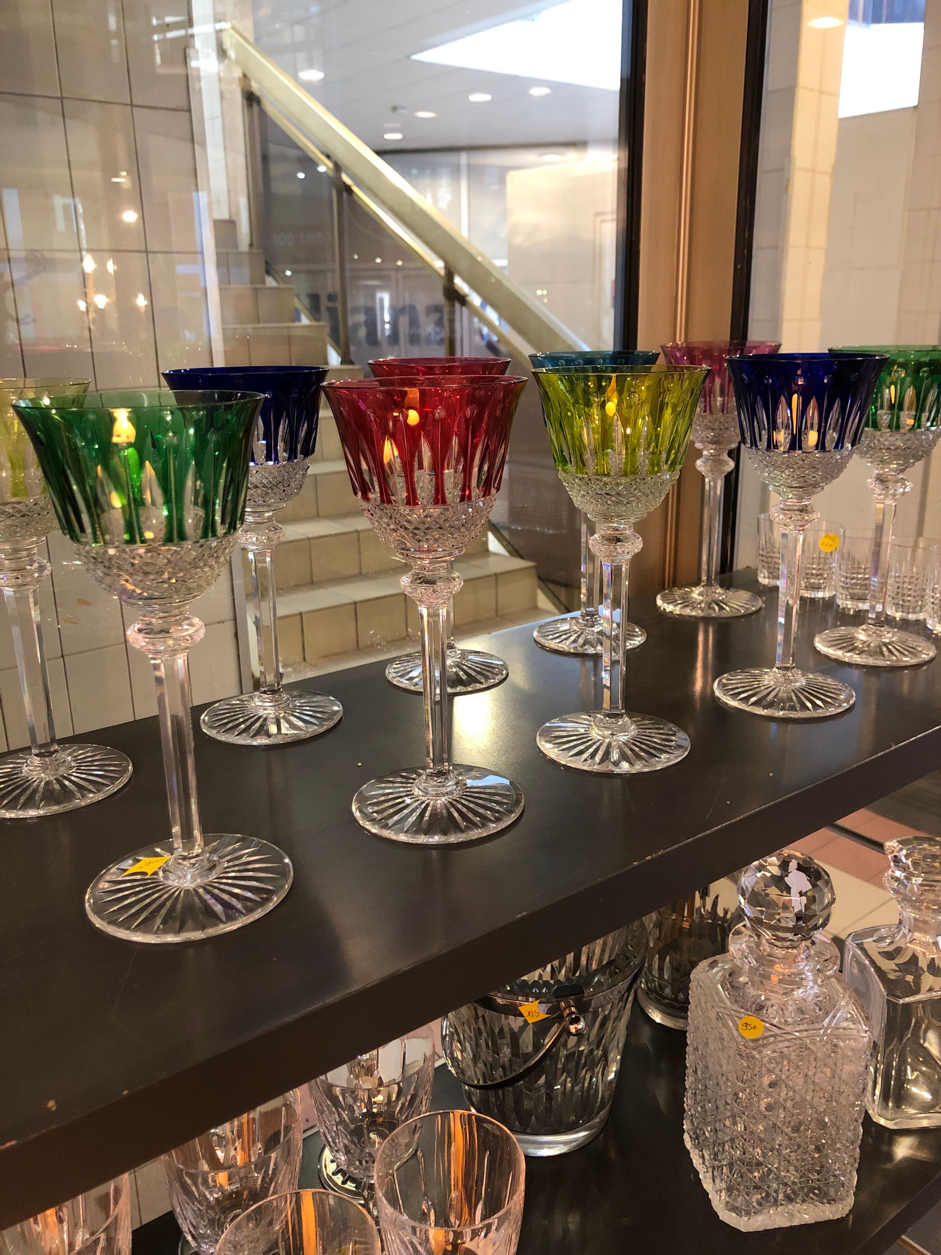 Saint Louis tommy 10 glasses roemer crystal