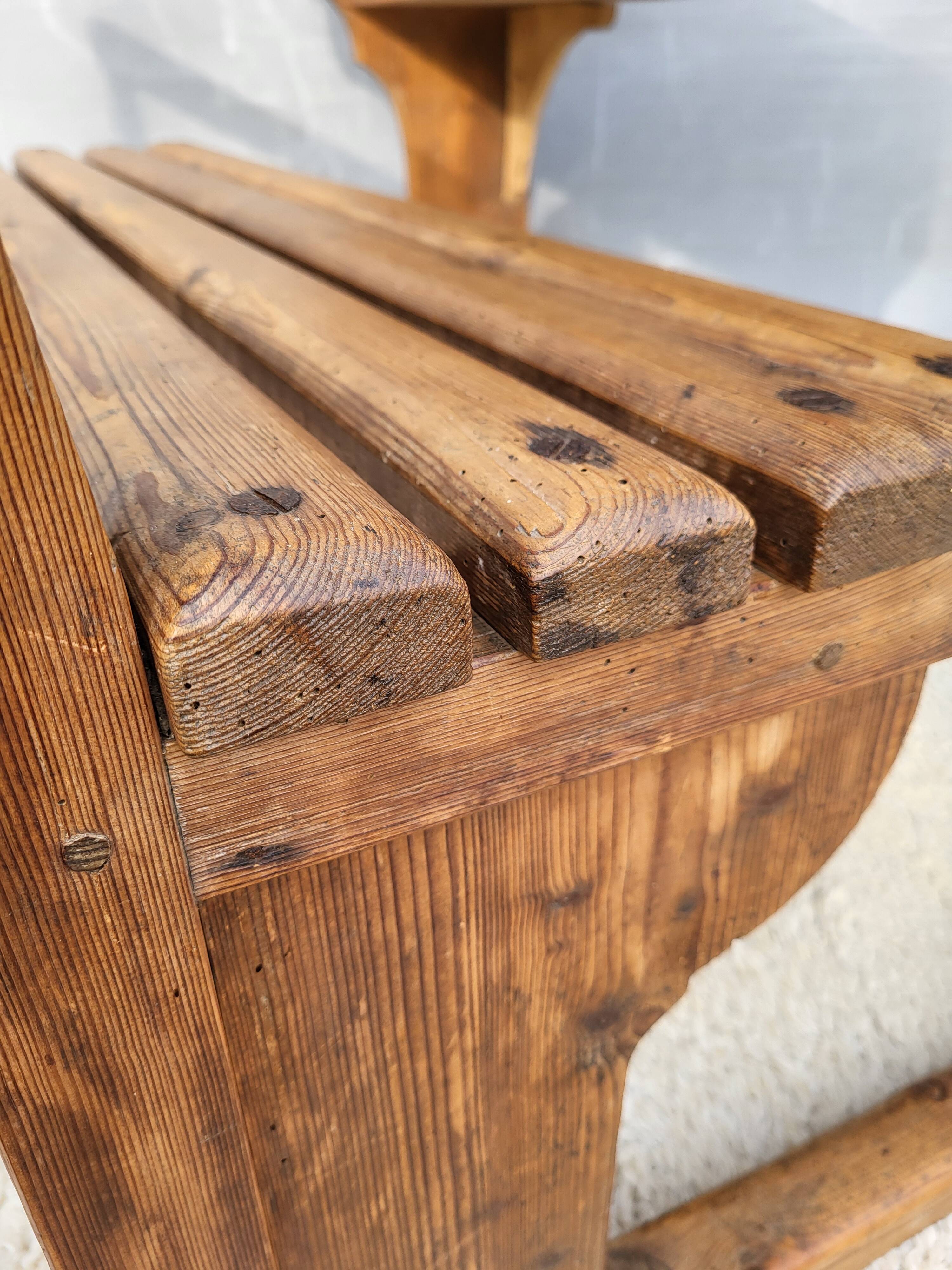 Double solid wood school desk