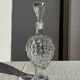 Carafe en verre moulé en forme de raisin H29 D10