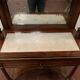 Louis XVI style credenza in mahogany and 19th century veneer