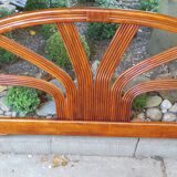 Vintage rattan headboard