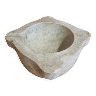 Antique mortar marble 24 x 24 cm