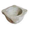 Antique mortar marble 24 x 24 cm