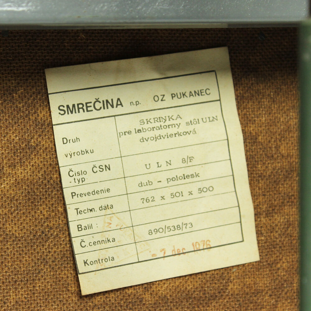 Industrial Laboratory Table, Czechoslovakia 1976