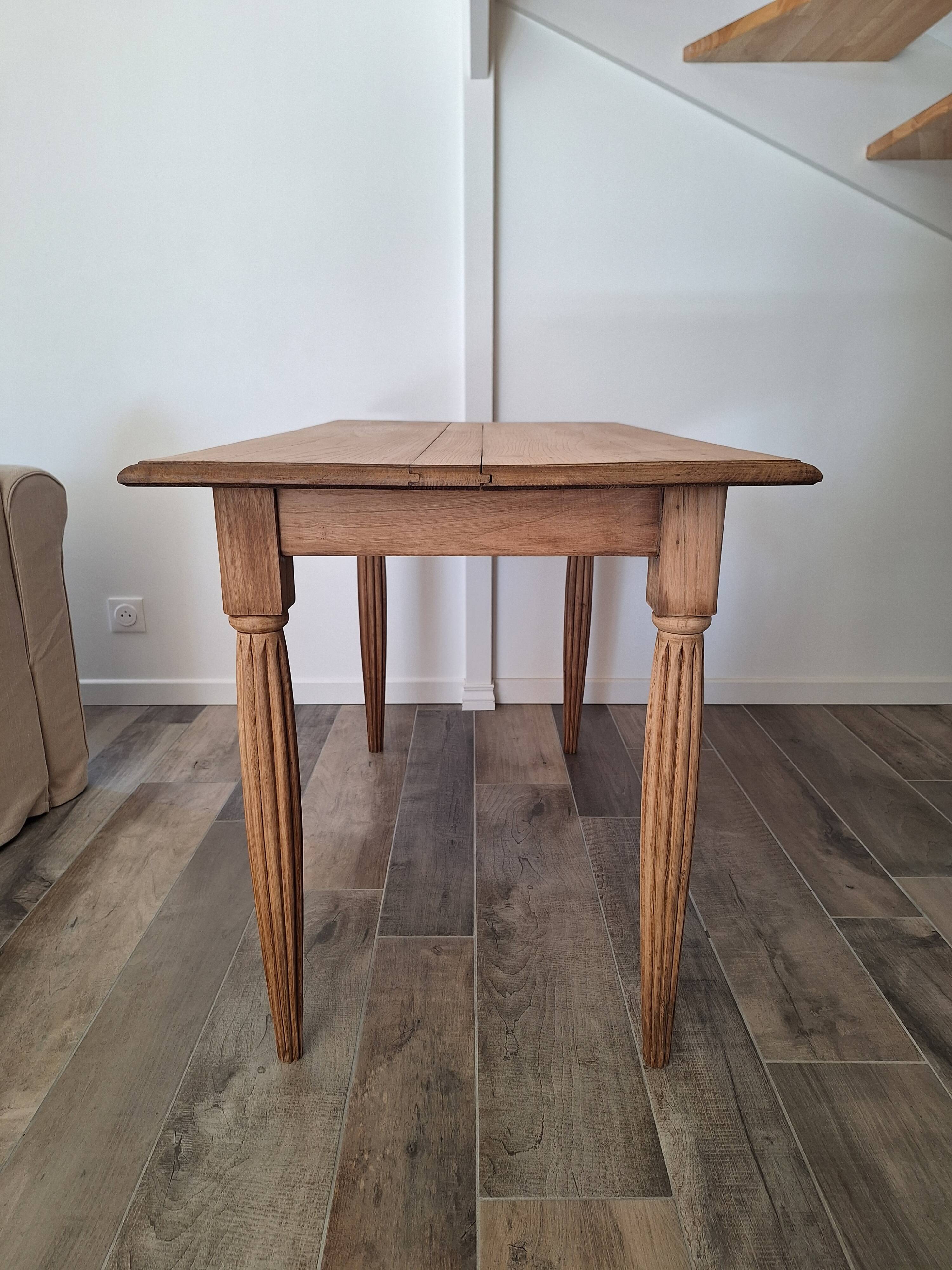 Country style oak farmhouse desk / table