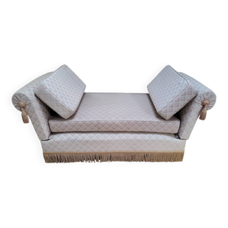 Art Nouveau chaise longue banquette