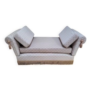 Art Nouveau chaise longue banquette