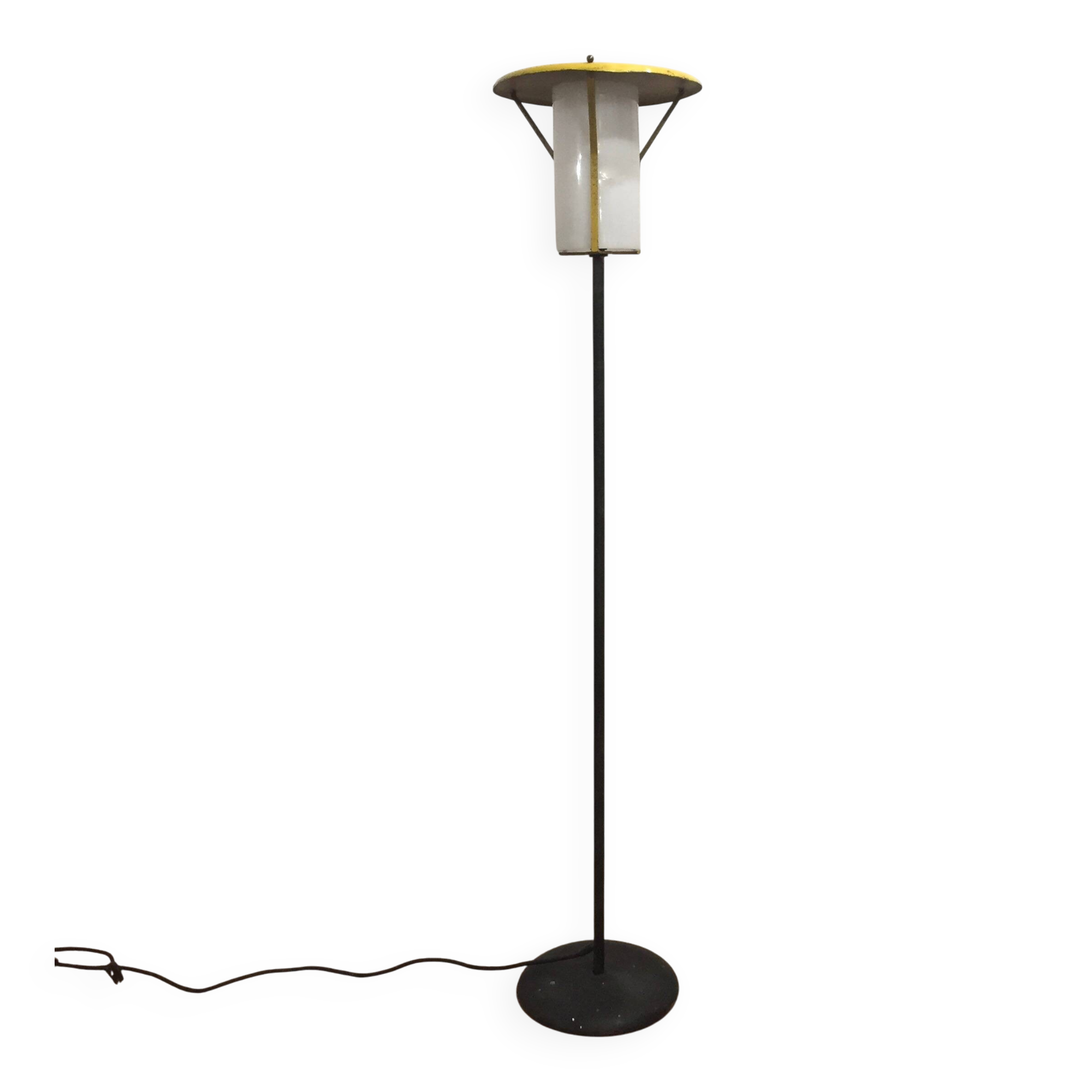 Modernist reading floor lamp from the 1960s