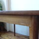 Wooden game table 1950 1960, fold-out tray (80x80x75)