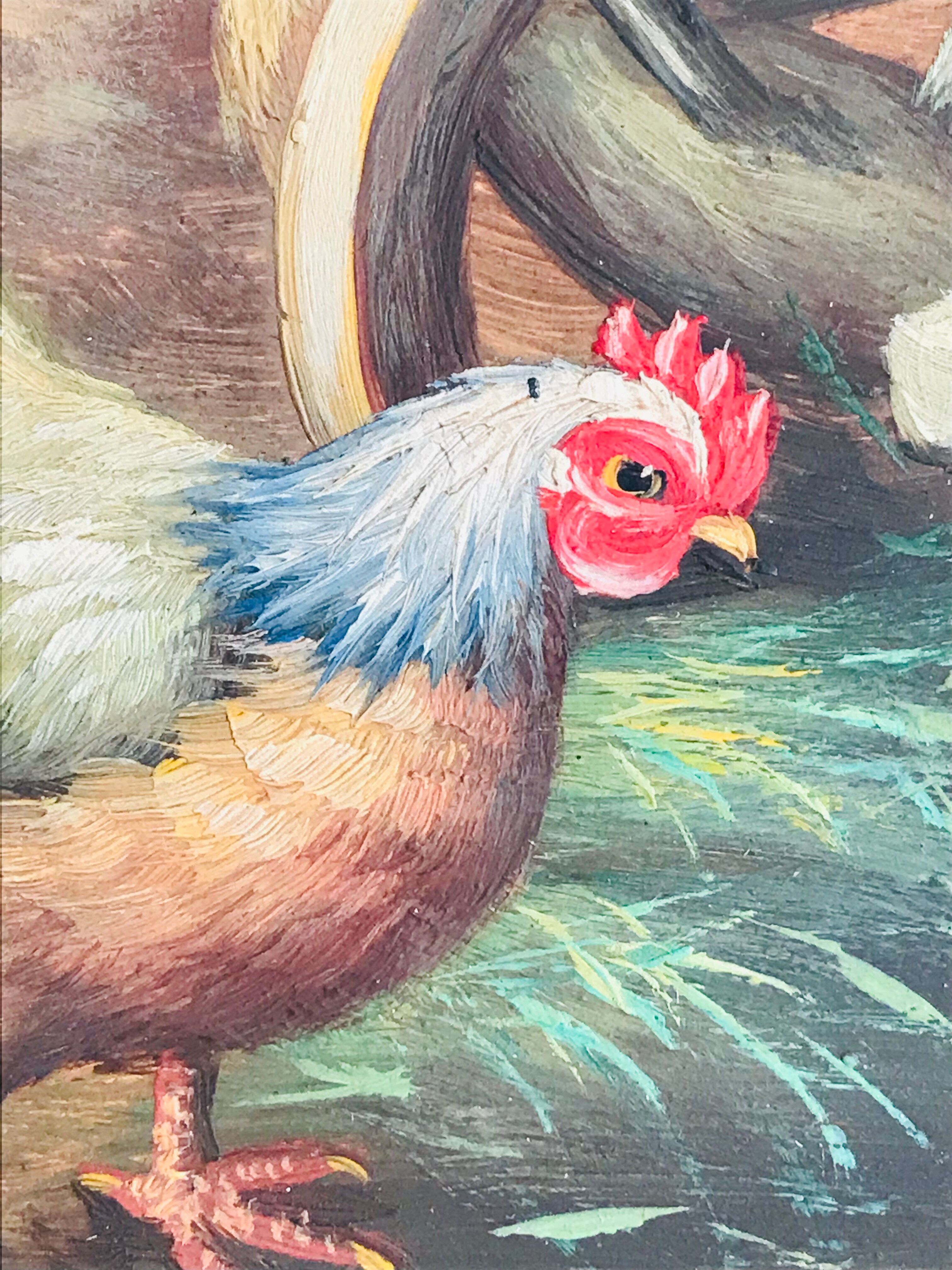 Table "Chicken coop" signed