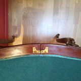 Louis XV style game table in walnut