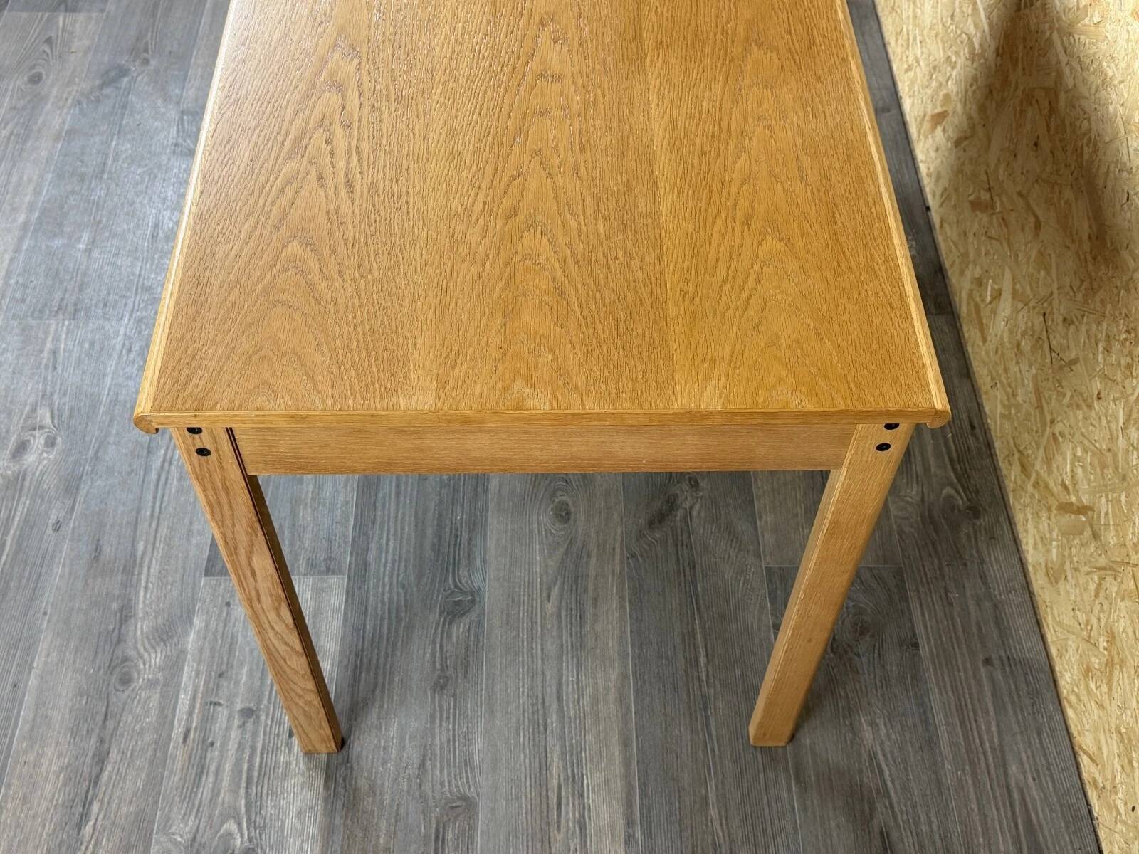 1960s 1970s Oak Writing Desk Sliding Top by Peter Løvig Nielsen for Løvig