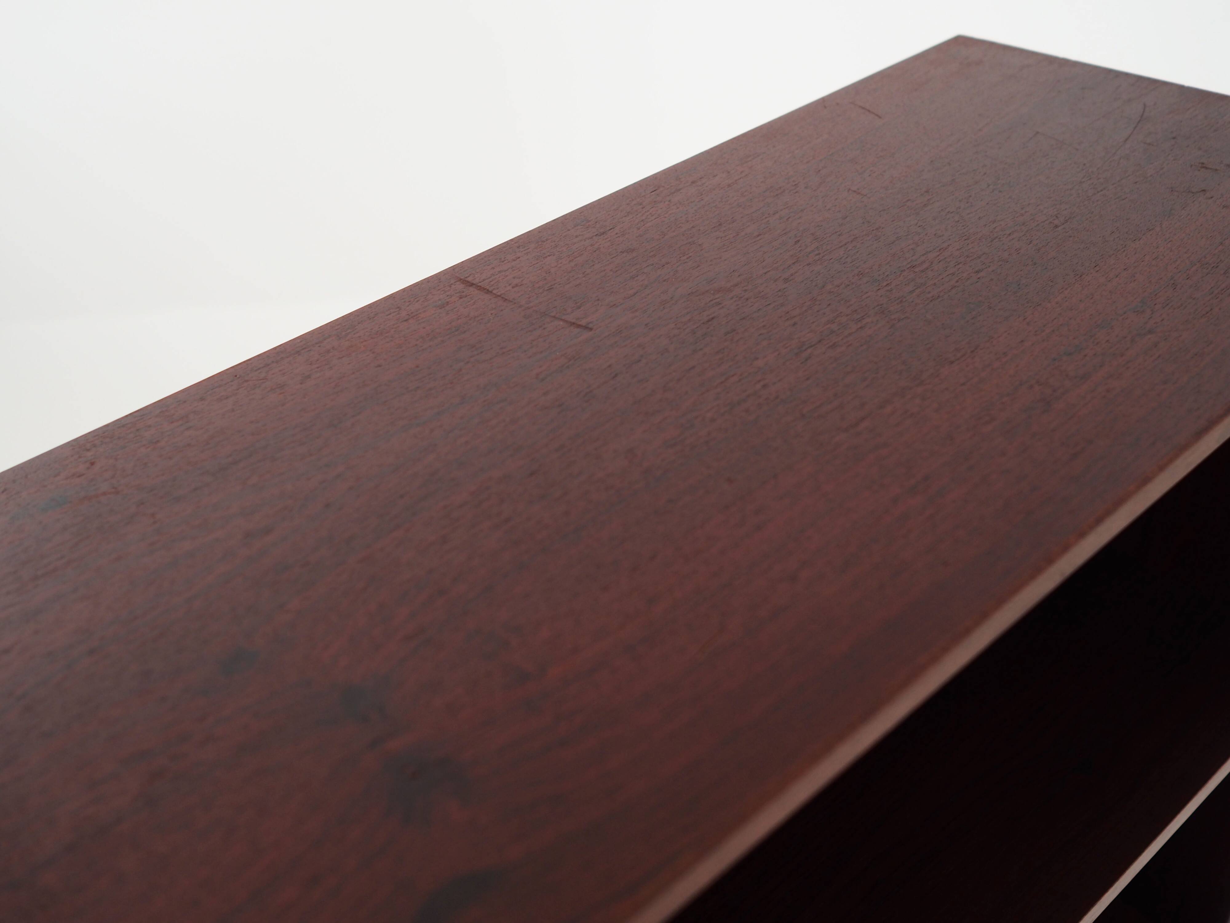 Rosewood bookcase, Danish design, 1970s, production: Hjørnebo