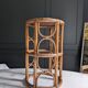 Plant stand, vintage side table, 1970s bamboo.