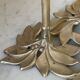 Vintage brass flower chandelier