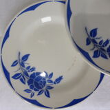 4 flat plates of Digoin Sarreguemines model Corsica 211209