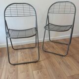 Vintage folding chairs by Niels Gammelgaard