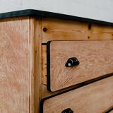 Wooden trade counter