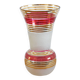 Large blown and enameled glass vase from the 1960s