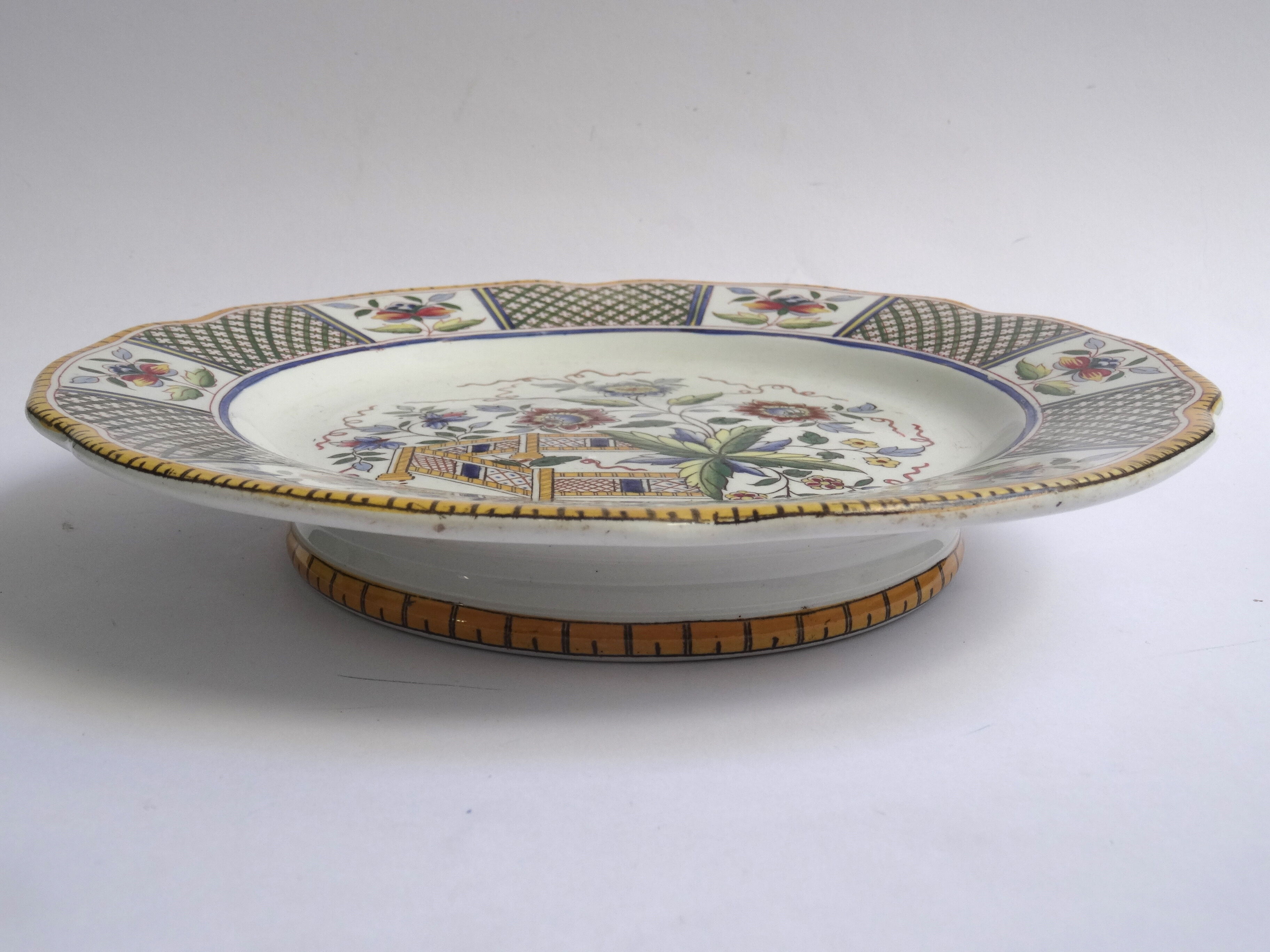 Sarreguemines plate foot shower