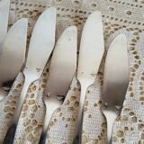 12 silver-plated fish cutlery sets by Argental
