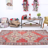 3x8 oriental madallion turkish runner rug,107x247cm