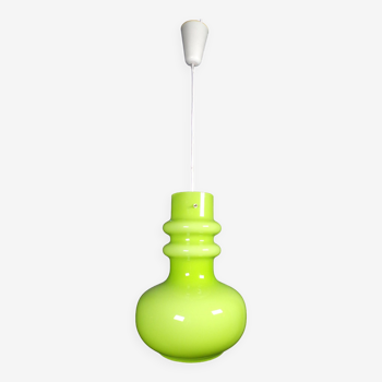 Peill & Puzzler green opaline pendant light