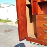 English mahogany wardrobe circa 1920