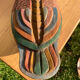 Duck antique painted wooden jewelry box