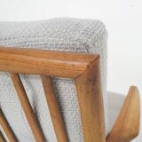 Solid oak antique dining chairs, with hand carved back rests. The chairs have no screws only wooden