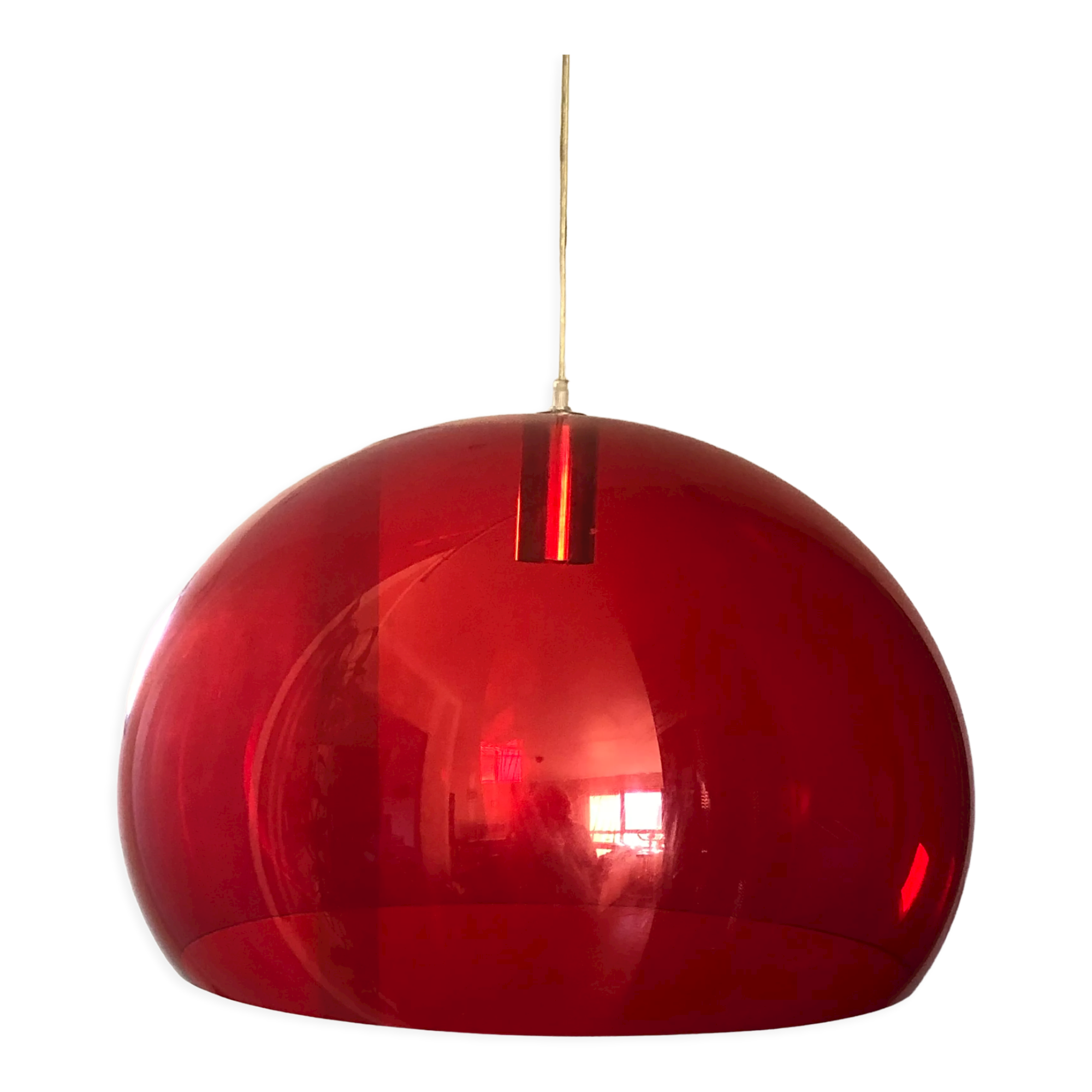 Kartell suspension red bubble